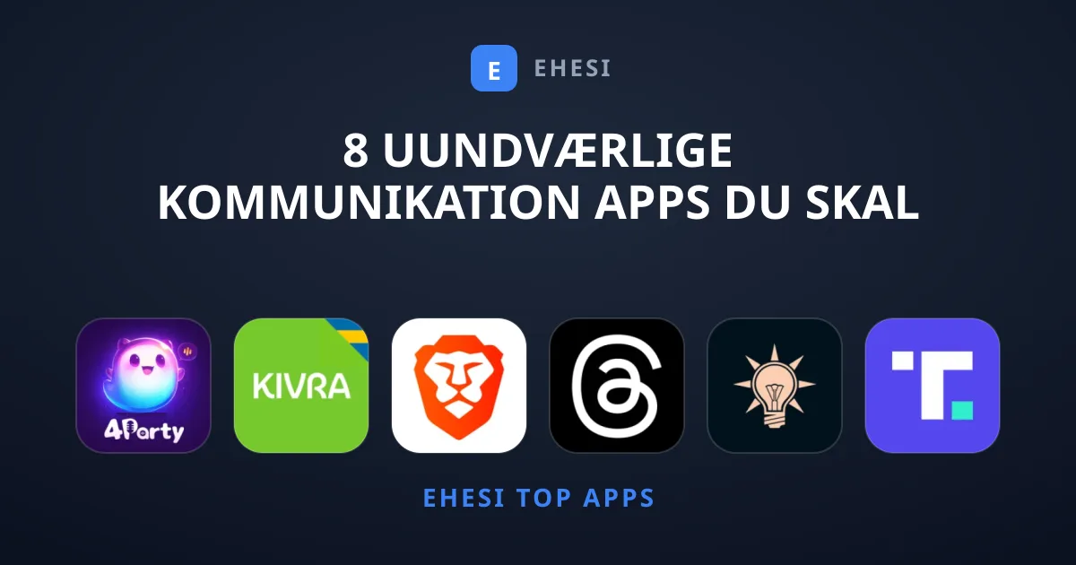 8 Uundværlige Kommunikation Apps Du Skal Eje I Dag